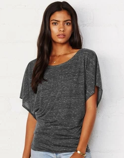 Flowy Draped Sleeve Dolman T-Shirt