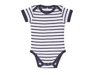Baby striped bodysuit