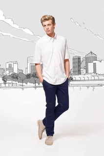 Herren Stretch Kurzarm Hemd