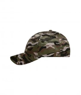 6 Panel Camouflage Cap