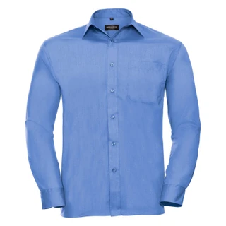Men’s Long Sleeve Classic Polycotton Poplin Shirt