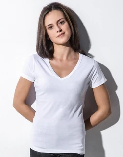 Penny - Women's Organic V-Neck T-Shirt