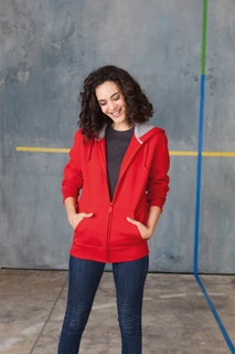 Zip hooded sweatshirt K444
