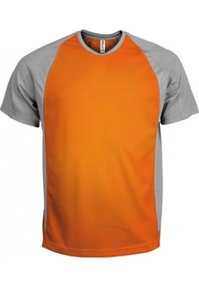 Herren Kurzarm Rundhals Bicolor T-Shirt PA467