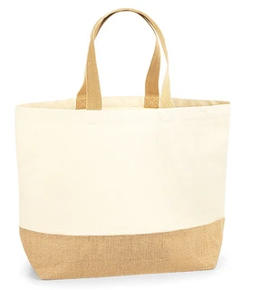 Jute Base Canvas Tote XL