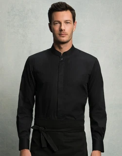 Bargear™ Shirt Mandarin Collar LS