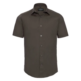 Men’s Short Sleeve Fitted Stretch Shirt