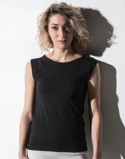 Bessy - Rolled Up Sleeve Tank Top