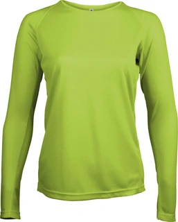 Damen Basic Basic Sport Funktionsshirt Langarm PA444