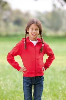 Junior Tagless® Zipped Hoodie Organic