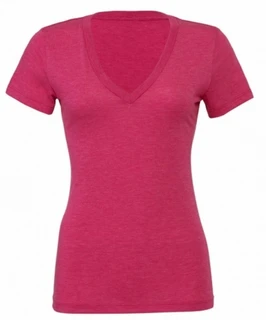 Ladies' Triblend Deep V-Neck