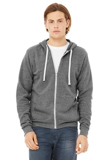 3909 Unisex Triblend Fleece Zip Hoodie