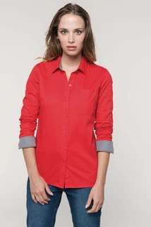 Ladies’ Nevada Long Sleeve Cotton Shirt K585