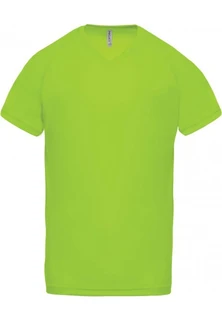Herren Kurzarm-Sportshirt mit V-Ausschnitt PA476