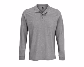 UNISEX LONG SLEEVE POLYCOTTON POLO SHIRT