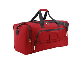 600D polyester multi-pocket travel bag  