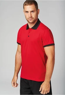Herren Performance Piqué-Polohemd PA489