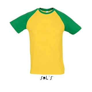 Men's  two colour raglan sleeve T-shirt 