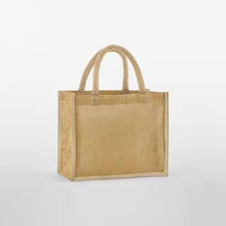 Natural Starched Jute Midi Tote
