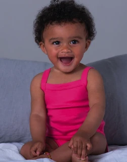 Baby Organic Strap Vest Bodysuit