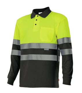 HV LS TWO-TONE POLO 175