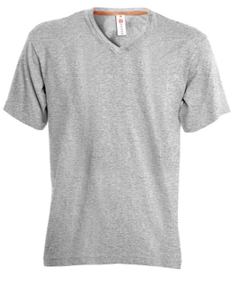 Men's T-shirt V-neck Melange