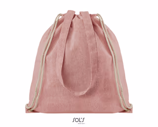 DRAWSTRING BACKPACK WITH HANDLES