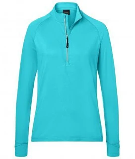 Ladies Sports Shirt Halfzip