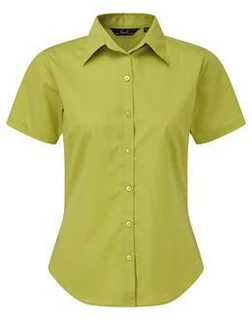 Women's Short Sleeve Poplin Blouse PR302