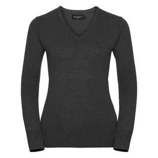 Ladies' V-Neck Knitted Pullover