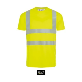 T-shirt with high visibility strips 