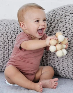 Baby Triblend Short Sleeve Onesie