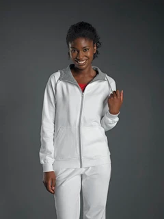 Ladies' Tagless® Hooded Sweatjacket Sports