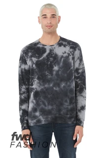 3945RD Unisex Tie Dye Pullover Sweatshirt