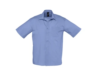 Short sleeve poplin Men's shirt 