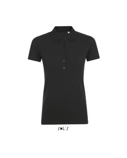Women's cotton-elastane polo shirt  