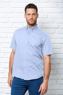 Mens Shirt Short Sleeve Oxford