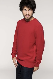 Pullover mit Fantasie-Strick K960