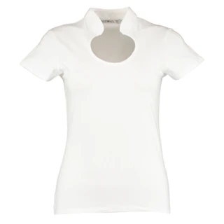 Top mit rundem Decolletée