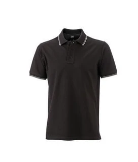Men's Polo with contrasting stripes