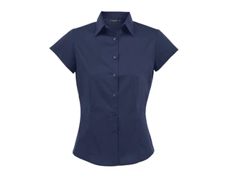 Short sleeve stretch Women's shirt 