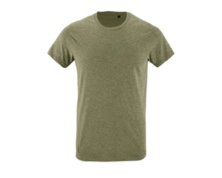 Men's round neck close fitting t-shirt 