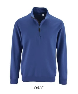Men's zip high collar sweatshirt 